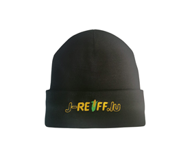 Mütze mit Logo in schwarz
