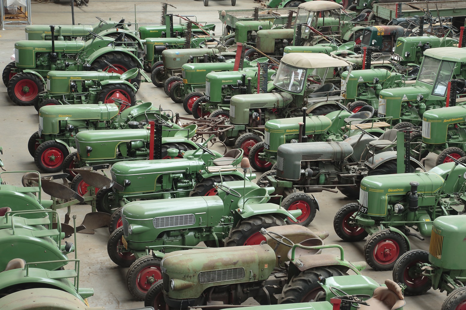 Collection de tracteurs 