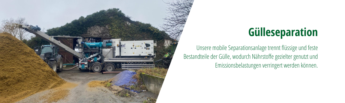 Gülleseparation