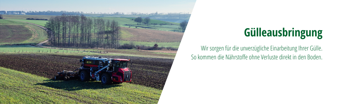 Gülleausbringung Selbstfahrer