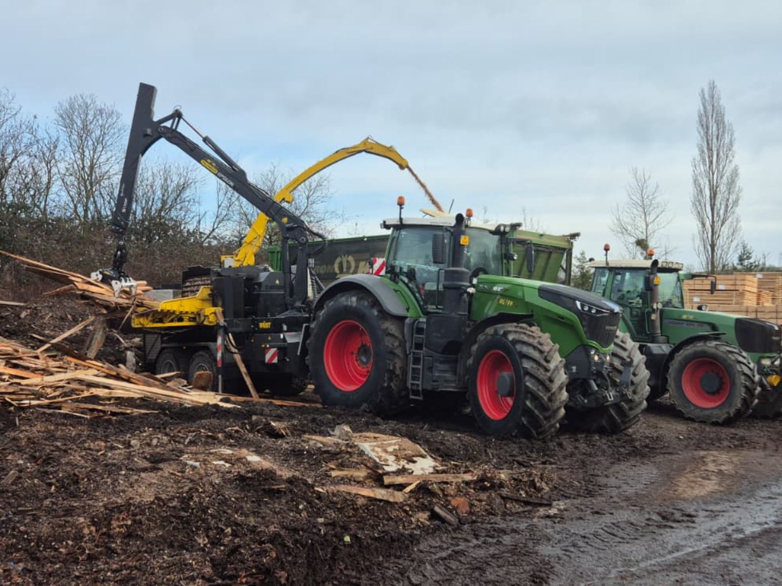 Holz und Biomasse hacken